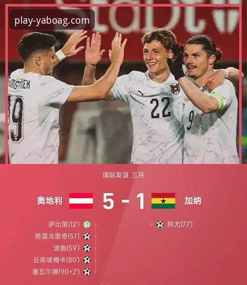 亚博ag娱乐平台怎么样 奥地利5-1大胜加纳友谊赛详解:创新视角下的赛事解析